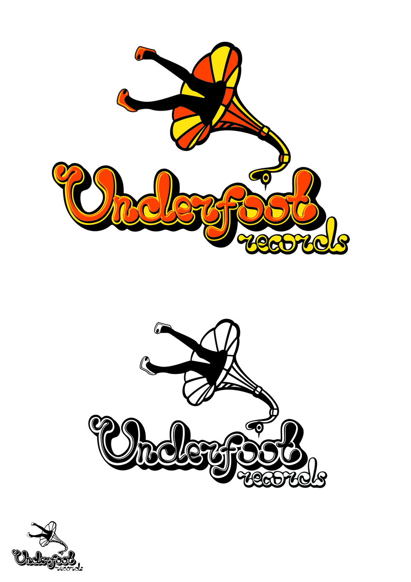 Logo Design by NzMkz for Underfoot Records | Design #1060731