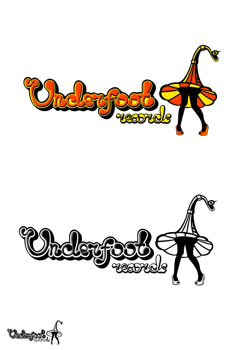 Logo Design by NzMkz for Underfoot Records | Design #1060741