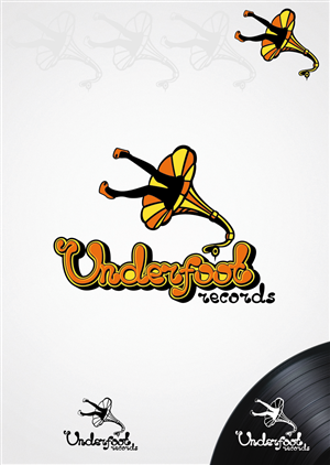 Logo Design by NzMkz for Underfoot Records | Design: #1141624