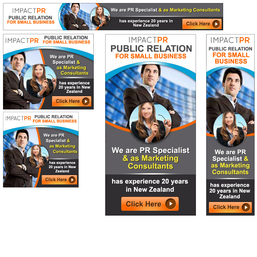Banner Ad Design by DesignXyz for Impact PR | Design #3954258