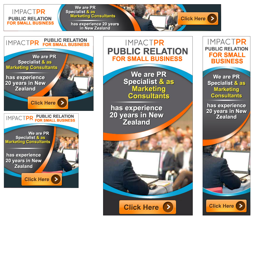 Banner Ad Design by DesignXyz for Impact PR | Design #3969795