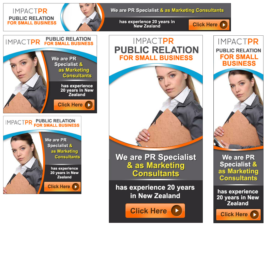 Banner Ad Design by DesignXyz for Impact PR | Design #3986105