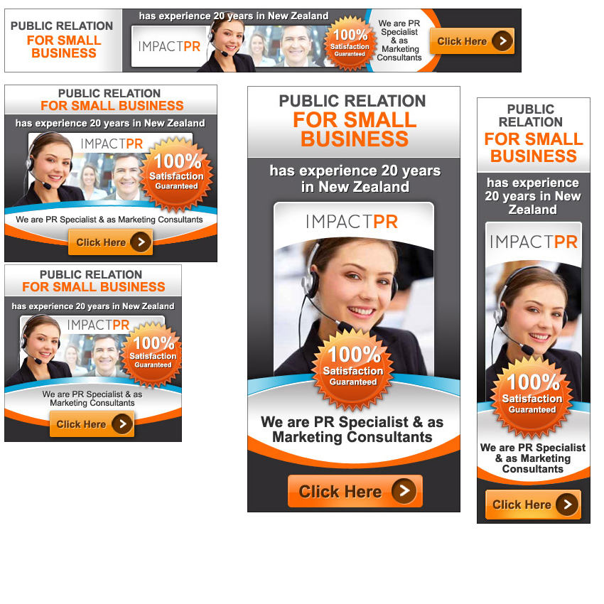 Banner Ad Design by DesignXyz for Impact PR | Design #3986118