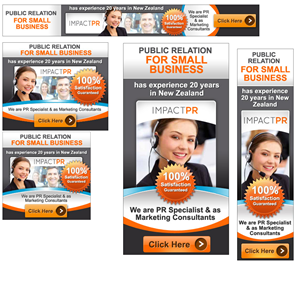 Banner Ad Design by DesignXyz for Impact PR | Design: #3986118