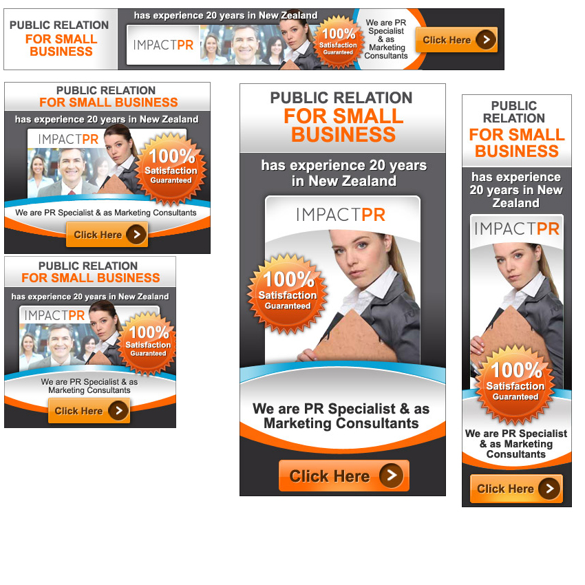 Banner Ad Design by DesignXyz for Impact PR | Design #3986141