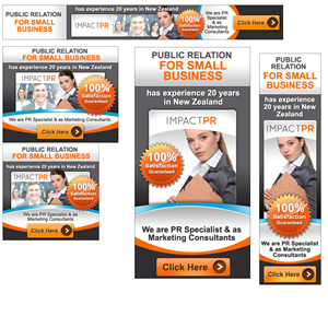 Banner Ad Design by DesignXyz for Impact PR | Design: #3986141