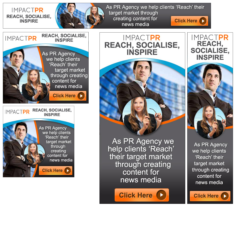 Banner Ad Design by DesignXyz for Impact PR | Design #3993224