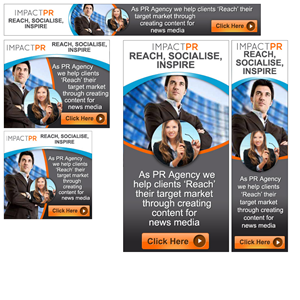Banner Ad Design by DesignXyz for Impact PR | Design: #3993224