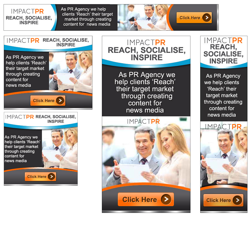 Banner Ad Design by DesignXyz for Impact PR | Design #3993237