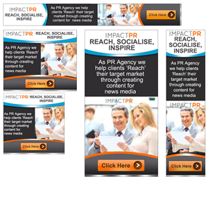Banner Ad Design by DesignXyz for Impact PR | Design: #3993237