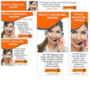 Banner Ad Design by DesignXyz for Impact PR | Design: #3993266