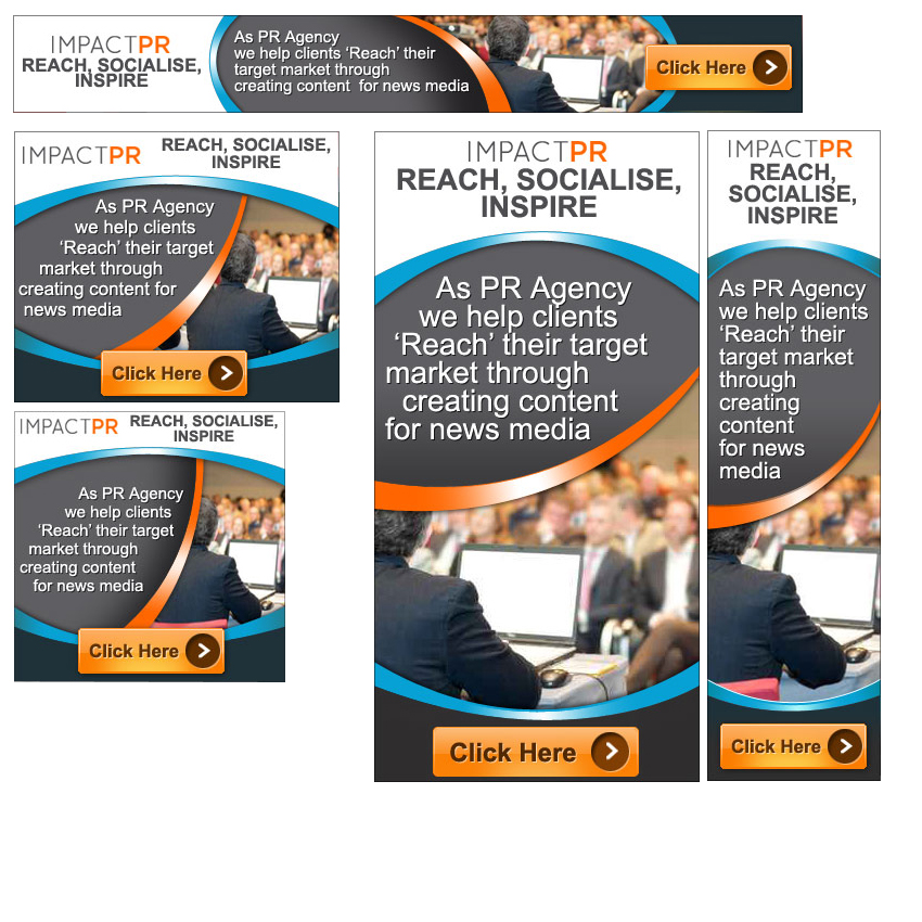 Banner Ad Design by DesignXyz for Impact PR | Design #3993297