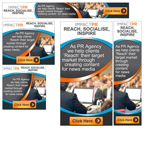 Banner Ad Design by DesignXyz for Impact PR | Design: #3993297