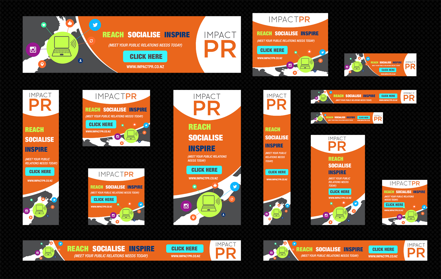Diseño De Banner Publicitario por Bright Star para Impact PR | Diseño #3945829