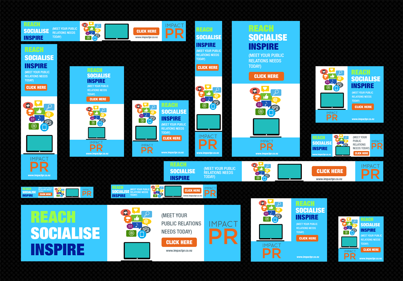Banner Ad Design by Bright Star for Impact PR | Design #3971205