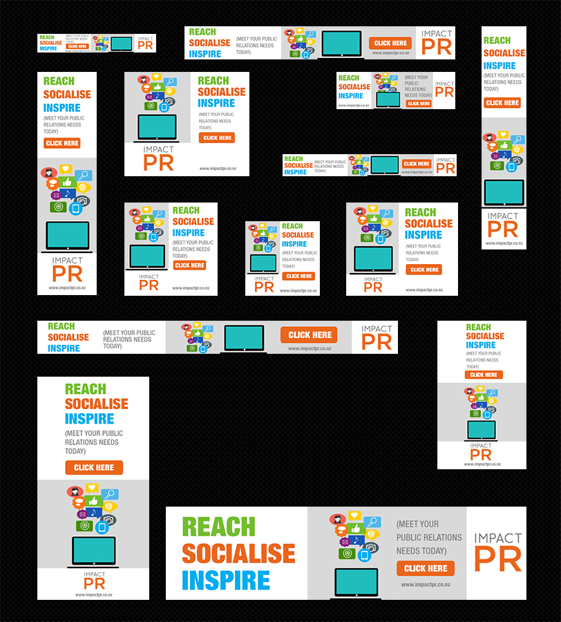 Banner Ad Design by Bright Star for Impact PR | Design #3995426