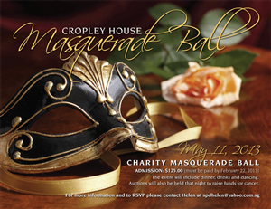 Charity Masquerade Ball | Flyer Design by ZinTech