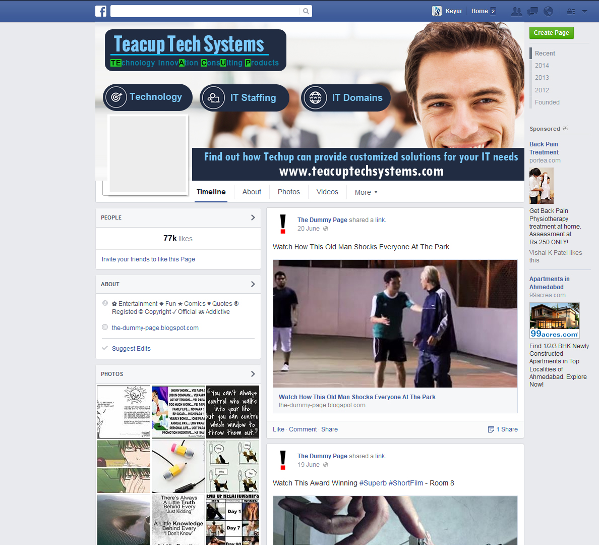 Facebook Design by CreativeTrick for this project | Design #3987394