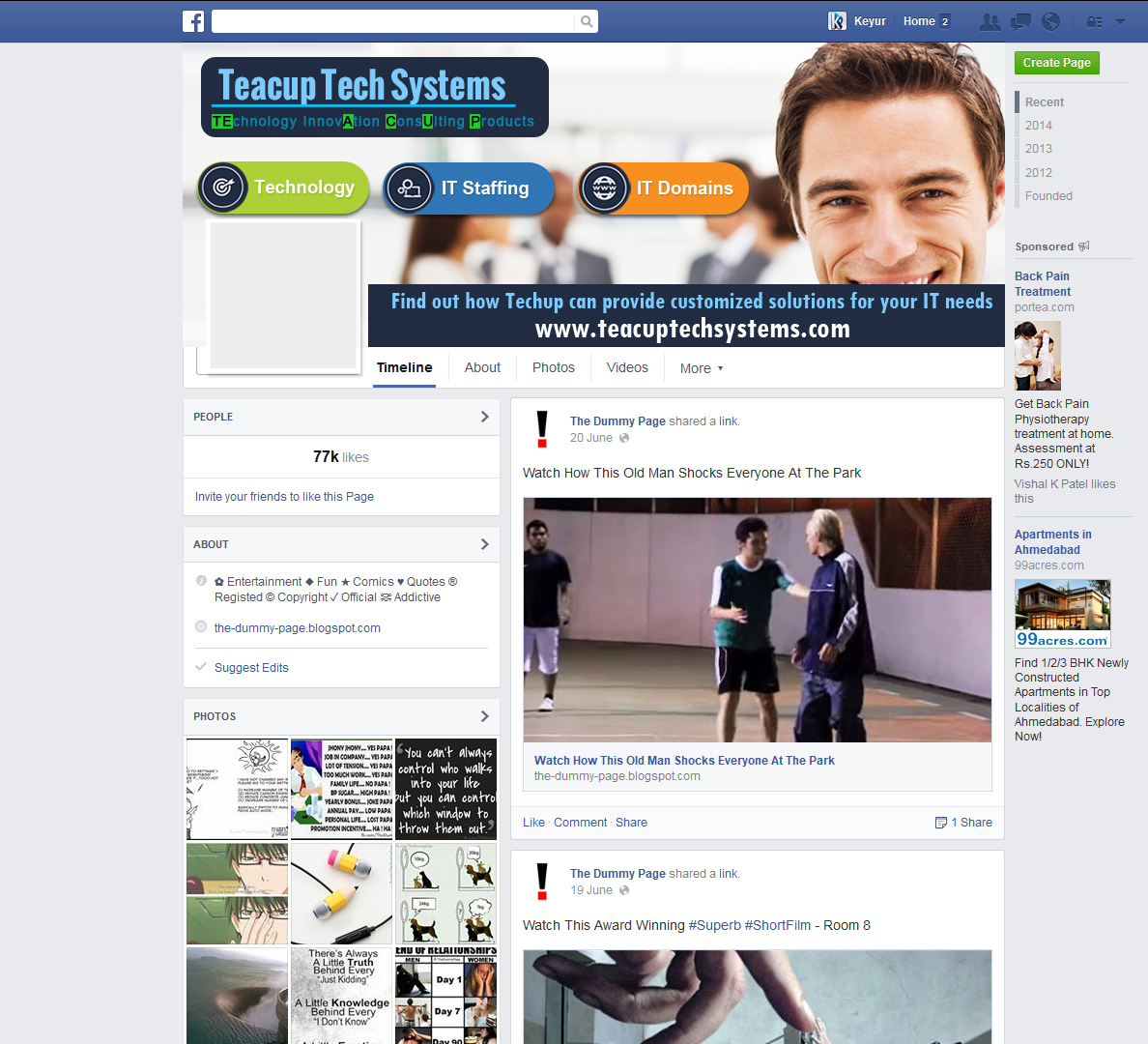 Facebook Design by CreativeTrick for this project | Design #3987403