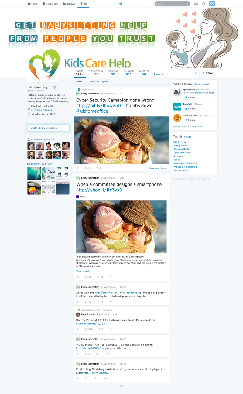 Twitter Design by rdesign12 for this project | Design #4028550