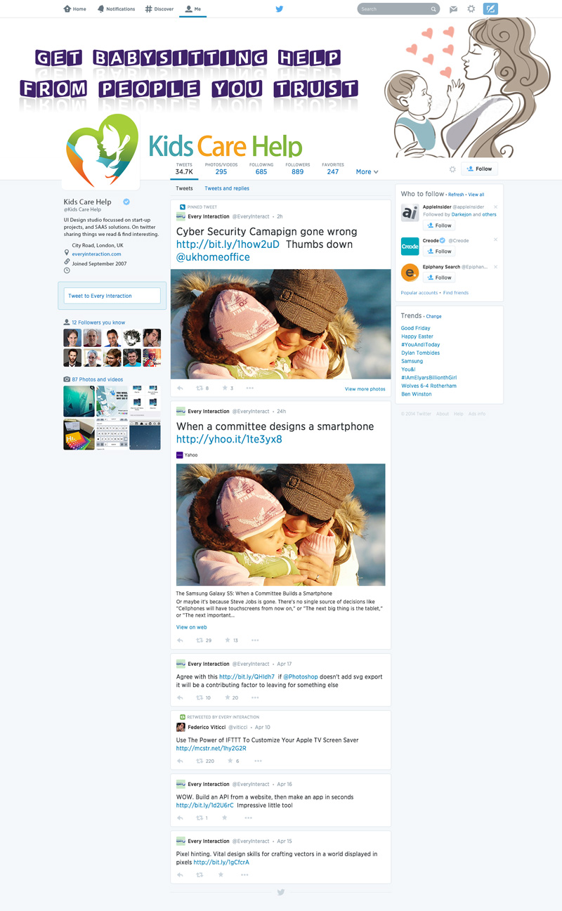 Twitter Design by rdesign12 for this project | Design #4029798