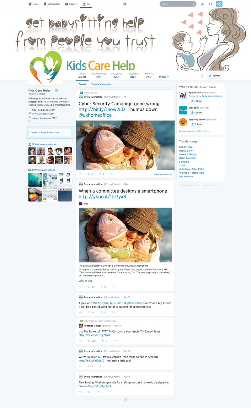Twitter Design by rdesign12 for this project | Design #4029804