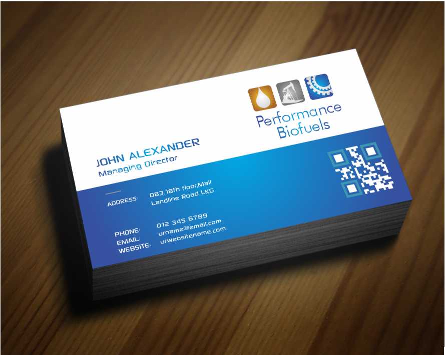 Visitenkarten-Design von AwsomeD für Performance Biofuels Inc. | Design #3961752