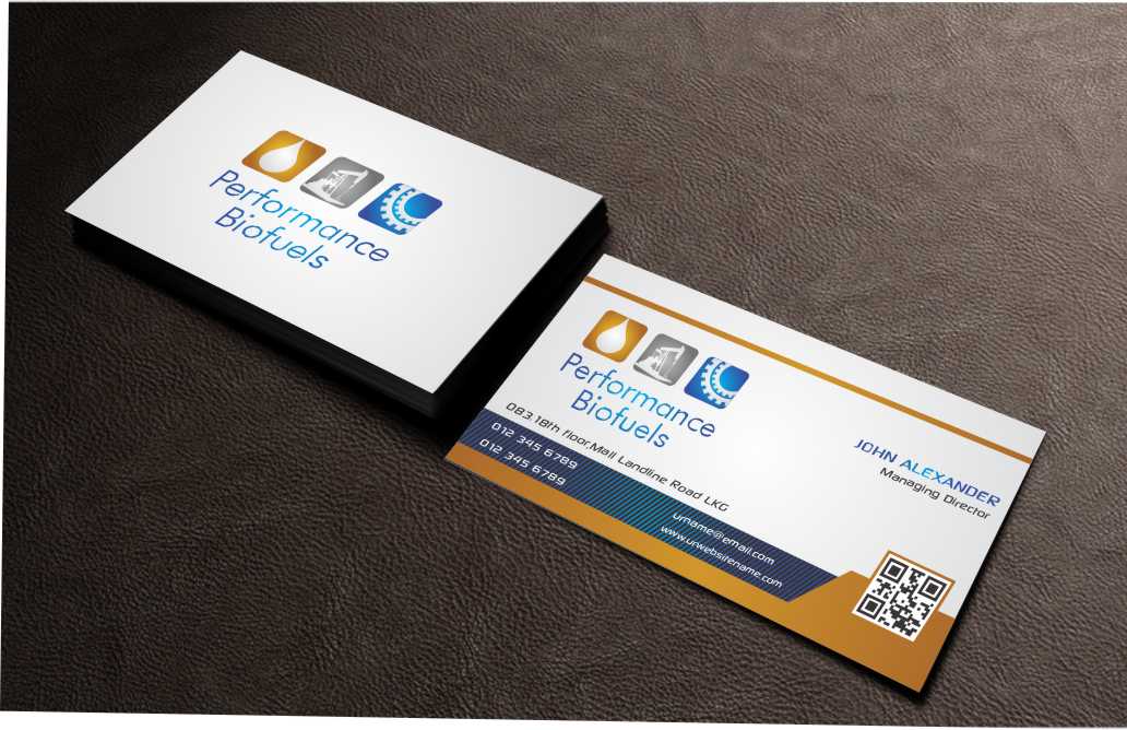 Business Card Design by AwsomeD for Performance Biofuels Inc. | Design #3961764