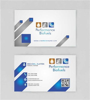 Business Card Design by AwsomeD for Performance Biofuels Inc. | Design: #3961772
