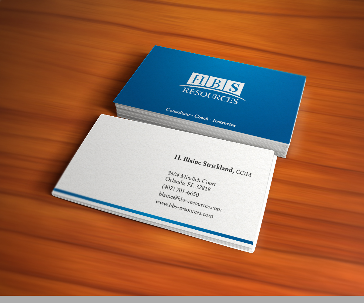Business Card Design by ideaz2050 for HBS Resources | Design #3939324
