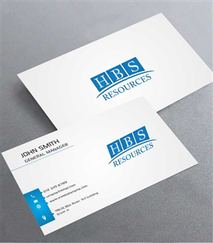 Business Card Design by AwsomeD for HBS Resources | Design: #3947214