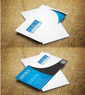 Business Card Design by AwsomeD for HBS Resources | Design: #3947219
