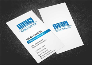 Business Card Design by AwsomeD for HBS Resources | Design: #3947224