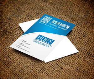 Business Card Design by AwsomeD for HBS Resources | Design: #3947225