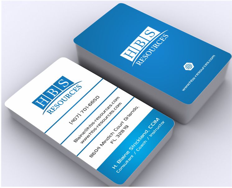 Business Card Design by AwsomeD for HBS Resources | Design #3953683