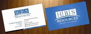 Business Card Design by HarmiDesigning for HBS Resources | Design: #3931771