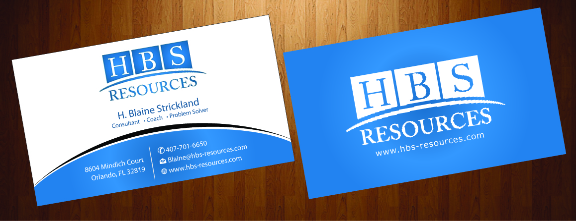 Business Card Design by HarmiDesigning for HBS Resources | Design #3931777