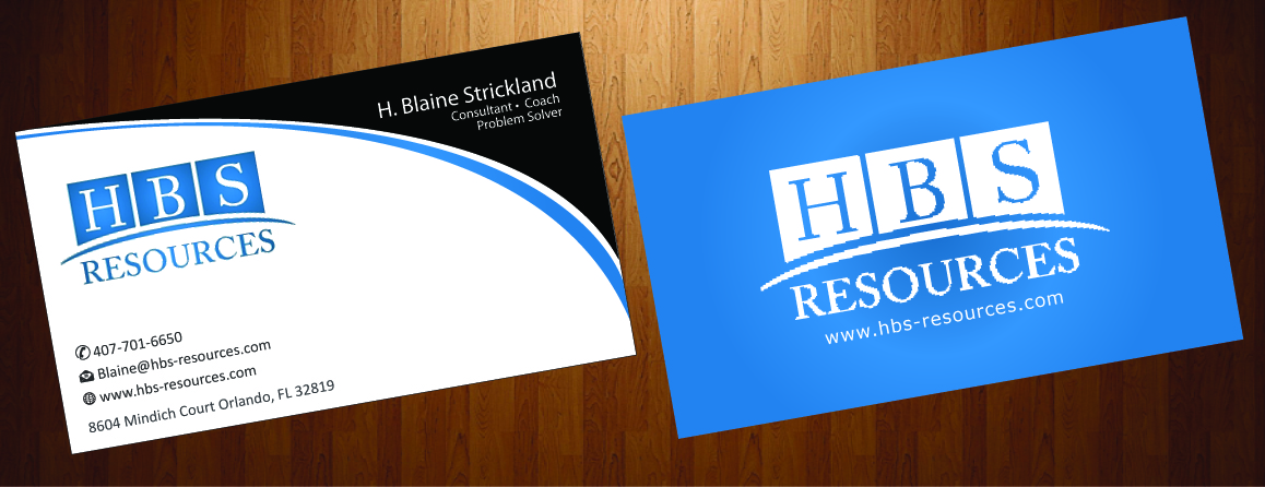 Business Card Design by HarmiDesigning for HBS Resources | Design #3931806