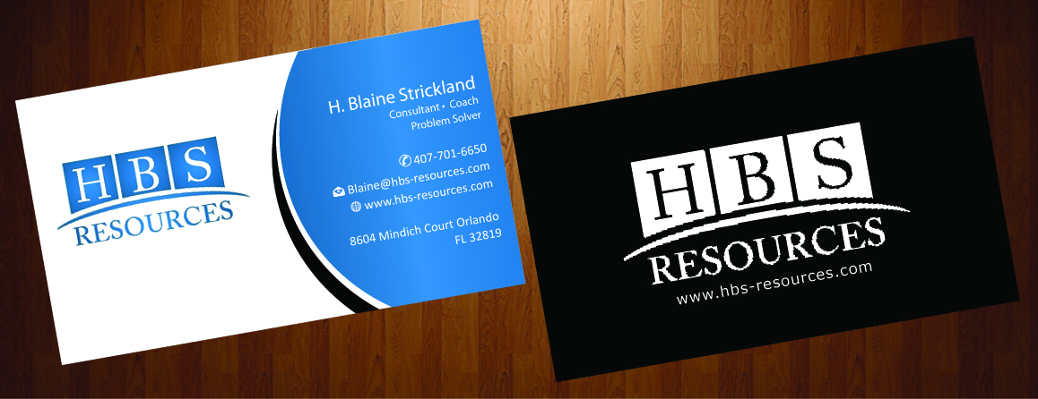 Business Card Design by HarmiDesigning for HBS Resources | Design #3931814