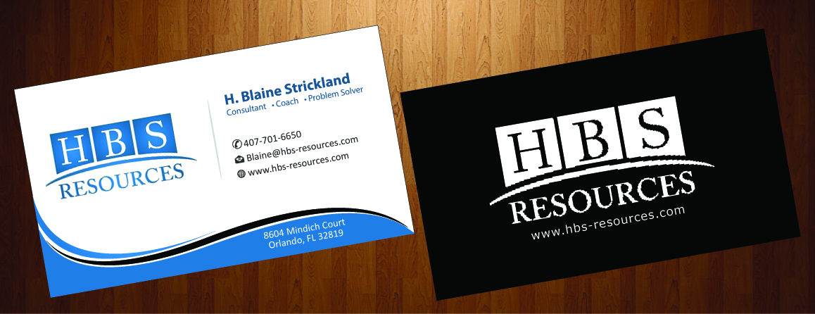 Business Card Design by HarmiDesigning for HBS Resources | Design #3931818