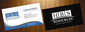 Business Card Design by HarmiDesigning for HBS Resources | Design: #3931818