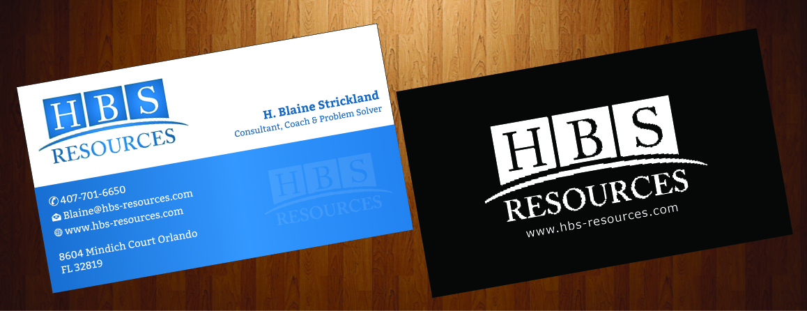 Business Card Design by HarmiDesigning for HBS Resources | Design #3931823