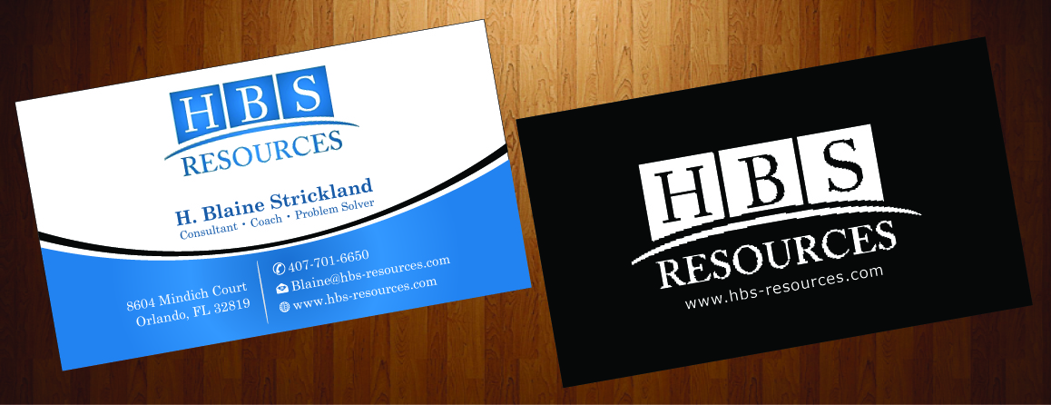 Business Card Design by HarmiDesigning for HBS Resources | Design #3931826