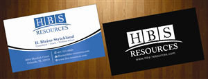 Business Card Design by HarmiDesigning for HBS Resources | Design: #3931826
