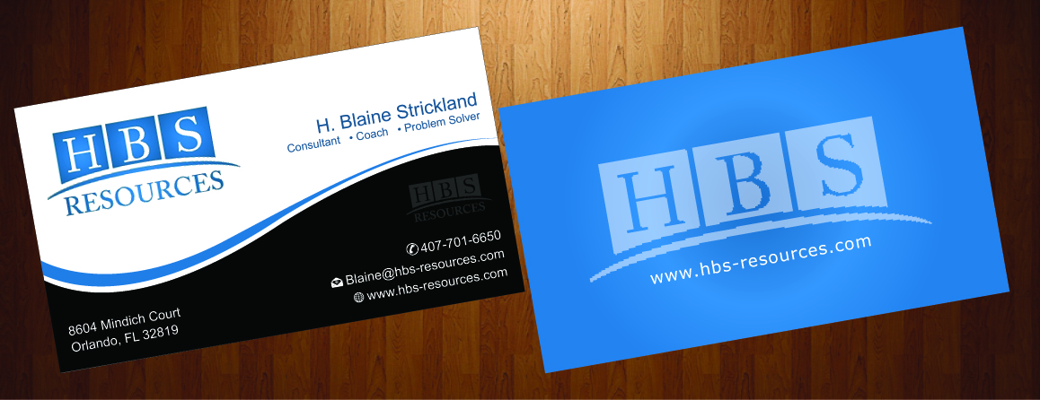 Business Card Design by HarmiDesigning for HBS Resources | Design #3931831