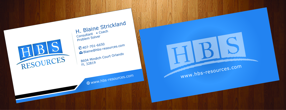 Visitenkarten-Design von harmi_199 für HBS Resources | Design #3931832