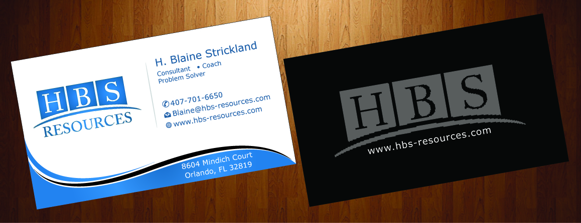 Business Card Design by harmi_199 for HBS Resources | Design #3931851