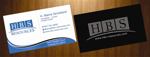 Business Card Design by harmi_199 for HBS Resources | Design: #3931851