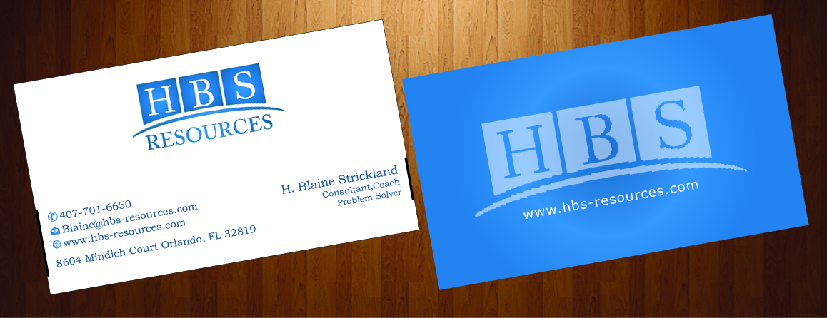 Business Card Design by harmi_199 for HBS Resources | Design #3931856