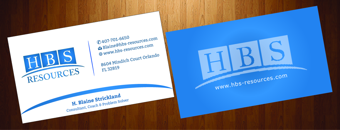 Business Card Design by harmi_199 for HBS Resources | Design #3931862